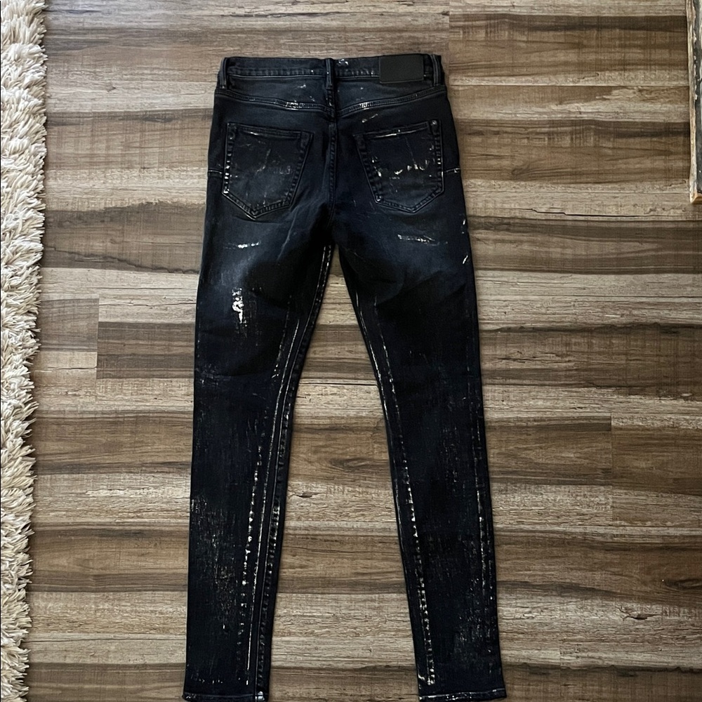 Purple Brand New Men's Skinny Black Jeans 28x32
